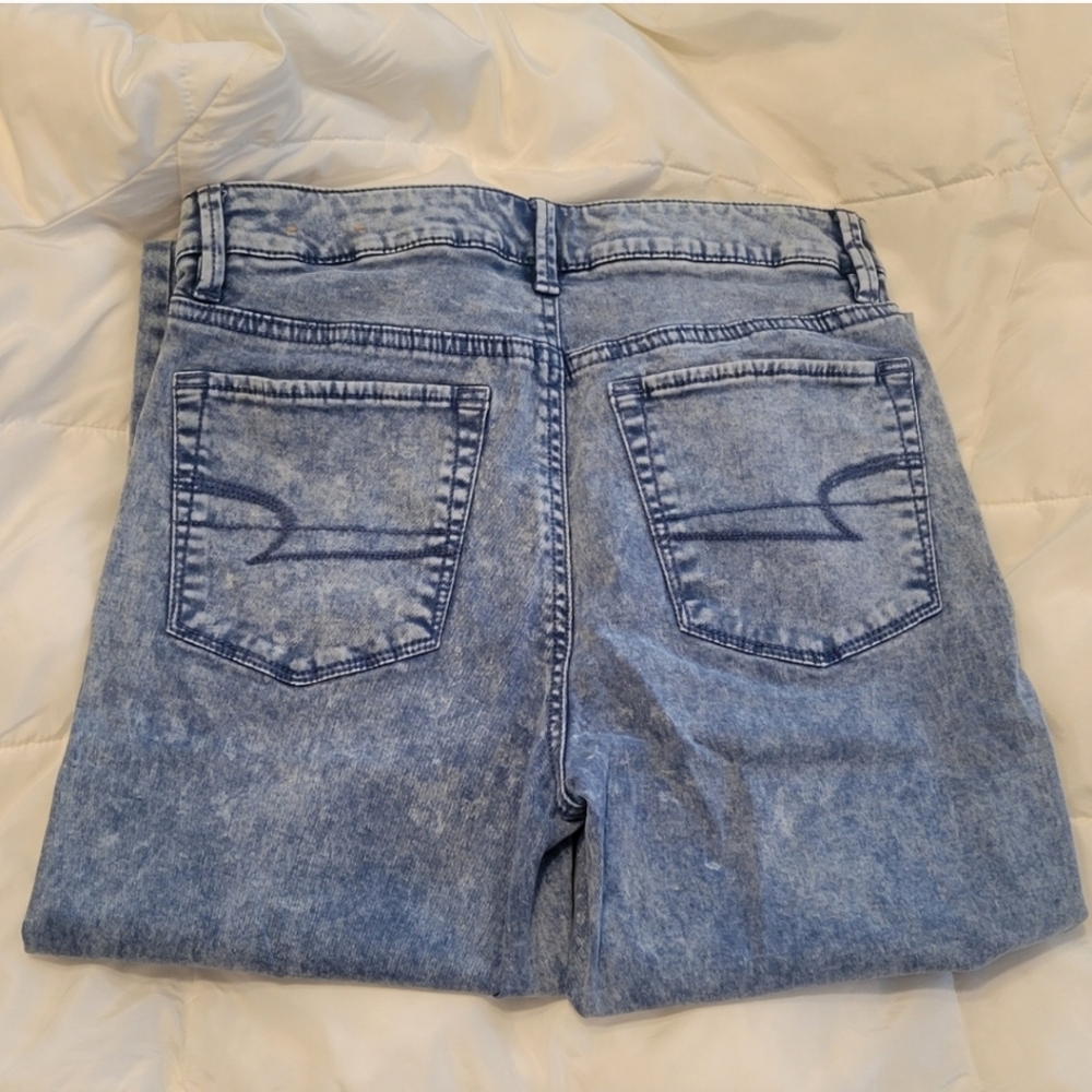 AMERICAN EAGLE OUTFITTERS        Denim Blue Sky High Jeggings - Picture 6 of 8